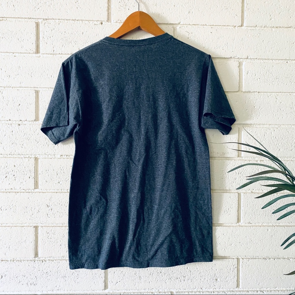3/$30 Statement Gray Crewneck T-Shirt - Picture 4 of 5